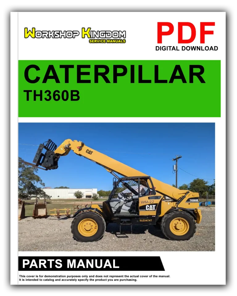 CATERPILLAR TH360B Spare Parts Catalogue Manual – English – PDF Download