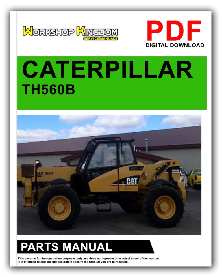 CATERPILLAR TH560B Spare Parts Catalogue Manual – English – PDF Download