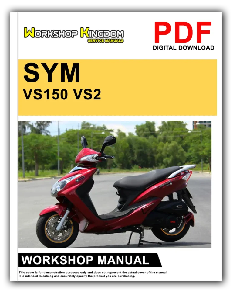 SYM VS150 VS2 Workshop Repair Service Manual – English – PDF Download