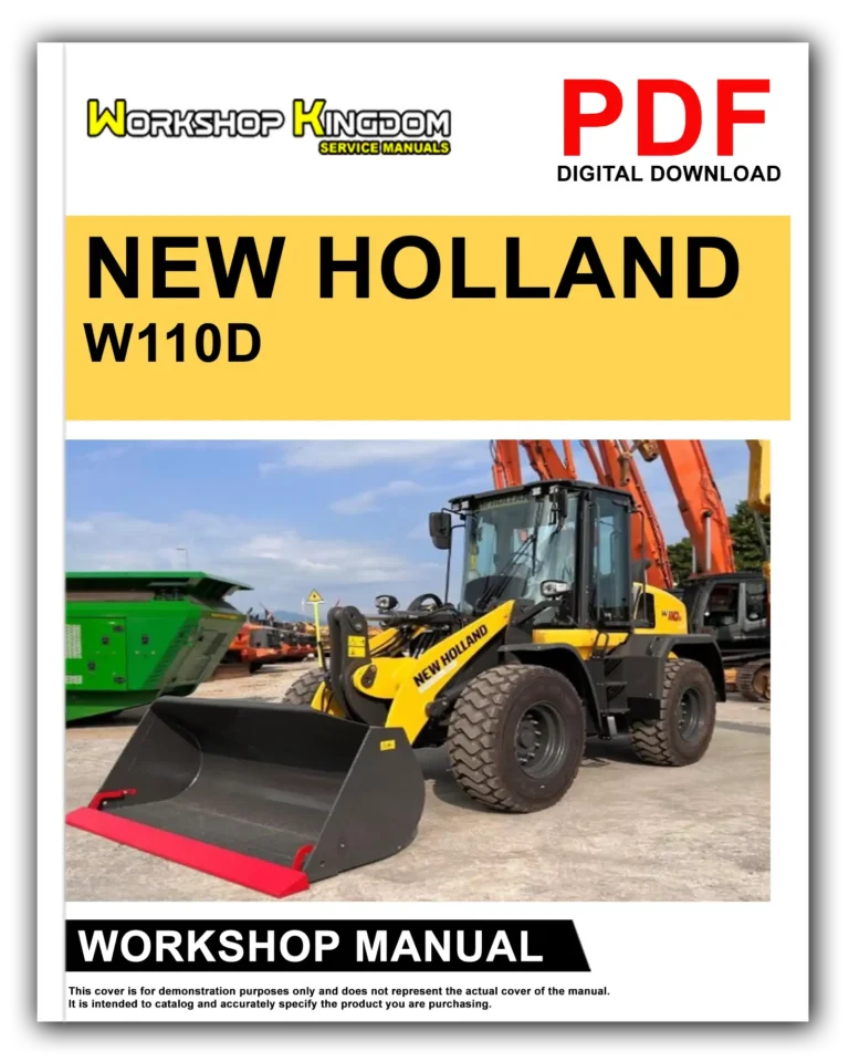 NEW HOLLAND W110D Workshop Repair Service Manual – English – PDF Download