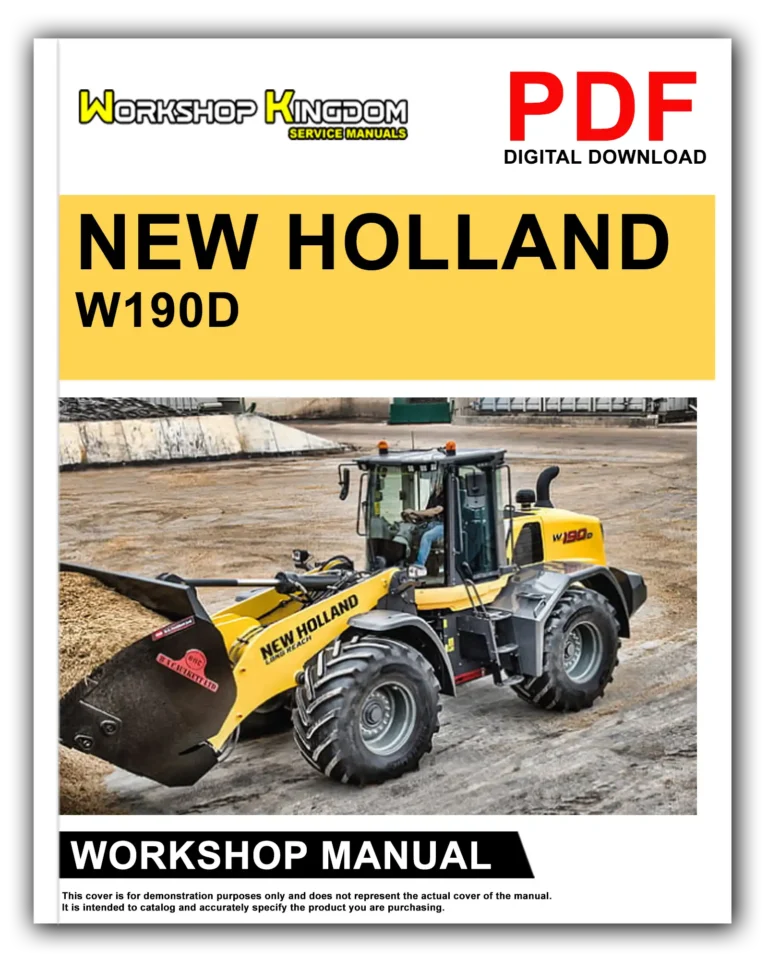 NEW HOLLAND W190D Workshop Repair Service Manual – English – PDF Download