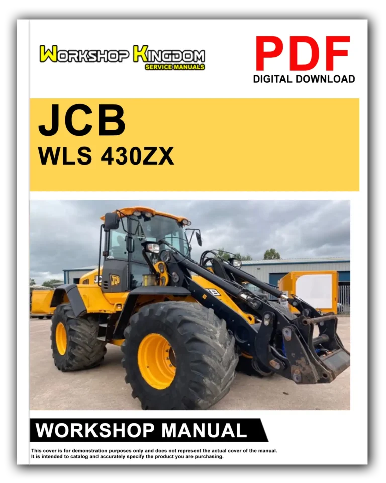 JCB WLS 430ZX Workshop Repair Service Manual – English – PDF Download