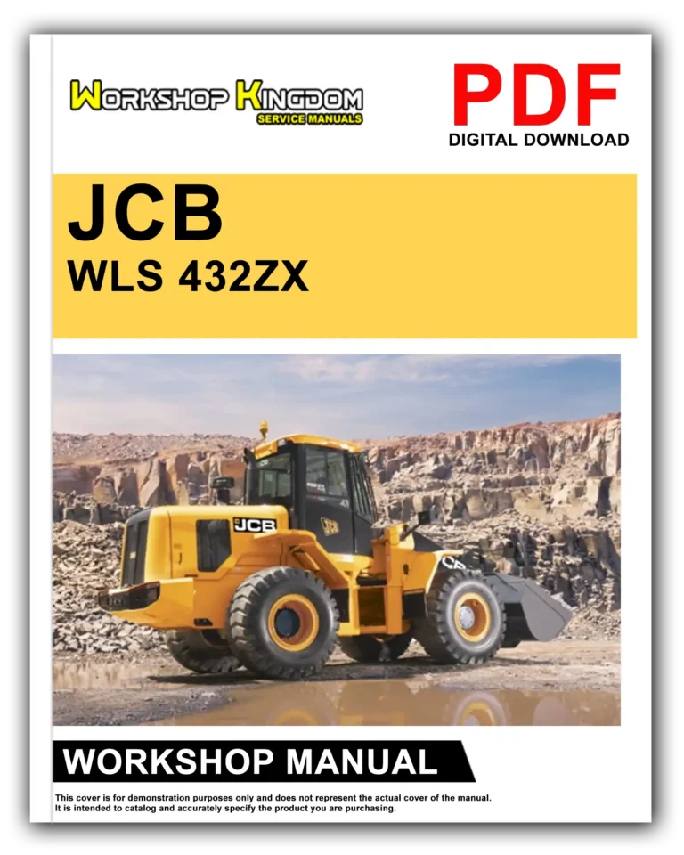 JCB WLS 432ZX Workshop Repair Service Manual – English – PDF Download