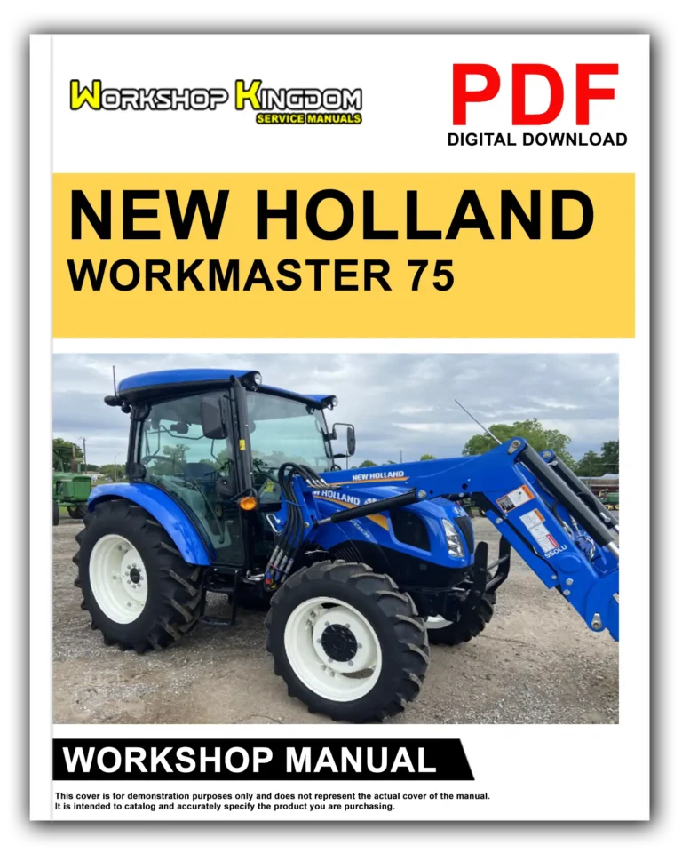 NEW HOLLAND Workmaster 75 Workshop Repair Service Manual – English – PDF Download