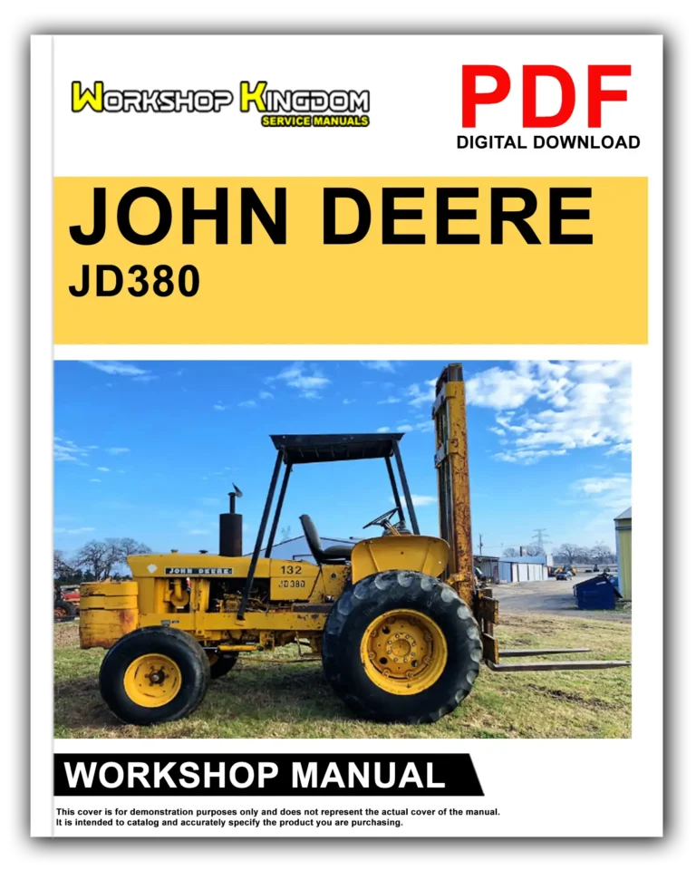 JOHN DEERE JD380 JD480-A JD480-B Workshop Repair Service Manual – English – PDF Download