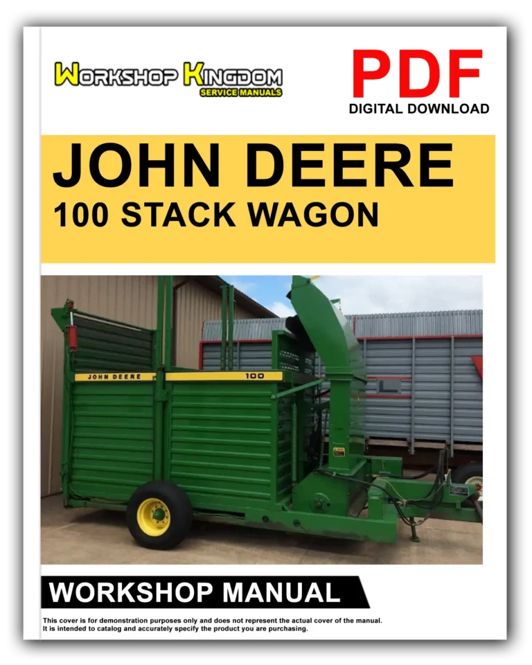 JOHN DEERE 100 Workshop Repair Service Manual – English – PDF Download