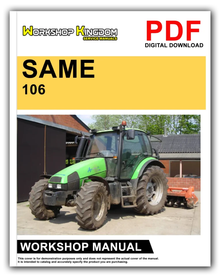 DEUTZ-FAHR AGROTRON 106 110 115 120 135 150 165 MK3 Workshop Repair Service Manual – English – PDF Download