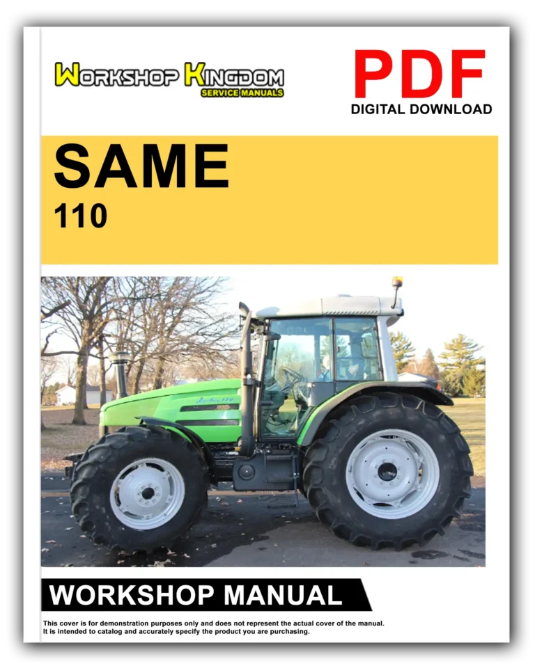 DEUTZ-FAHR AGROTRAC 110 130 150 Workshop Repair Service Manual – English – PDF Download