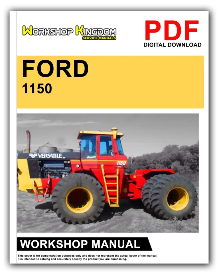 FORD 1150 Workshop Repair Service Manual – English – PDF Download