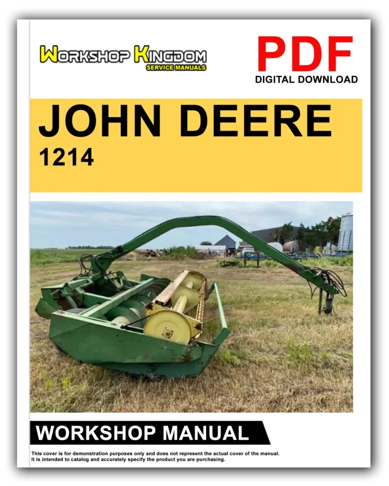JOHN DEERE 1214 Workshop Repair Service Manual – English – PDF Download