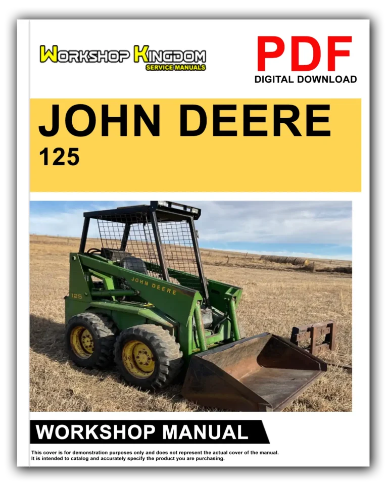 JOHN DEERE 125 Workshop Repair Service Manual – English – PDF Download
