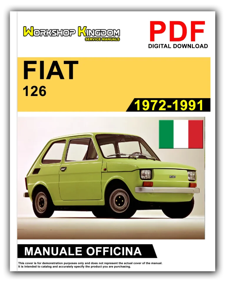 FIAT 126 (1972-1991) Manuale Di Officina e Riparazione – Italiano – PDF Download