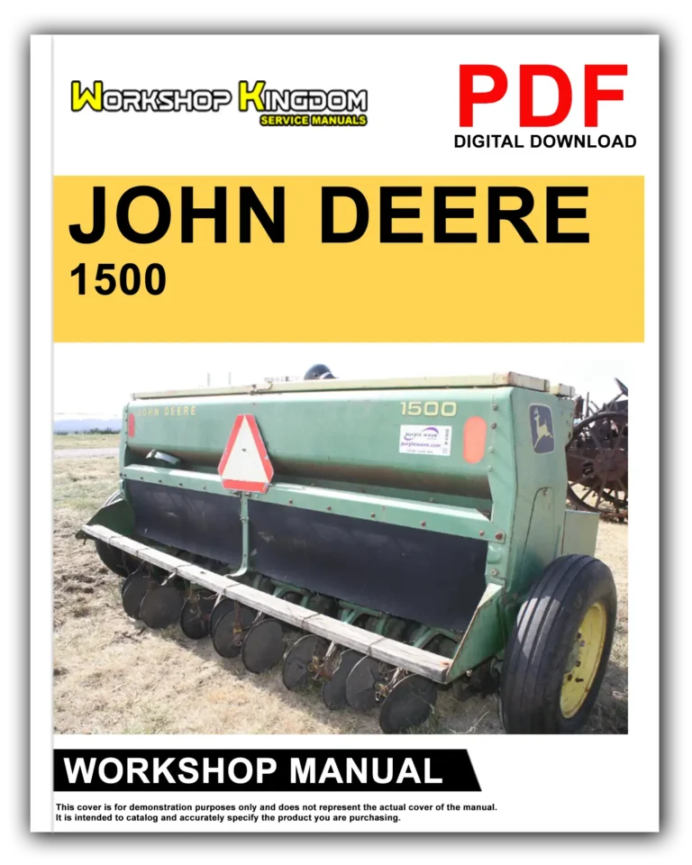 JOHN DEERE 1500 Workshop Repair Service Manual – English – PDF Download