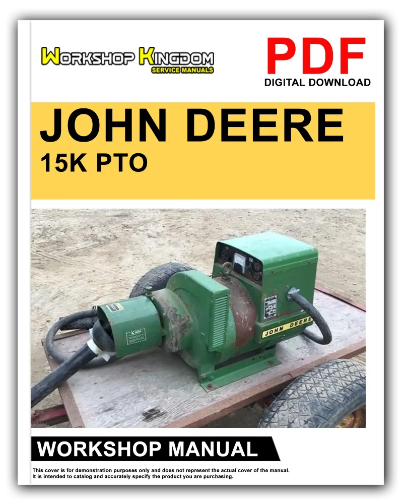 JOHN DEERE 15K 25K Workshop Manual
