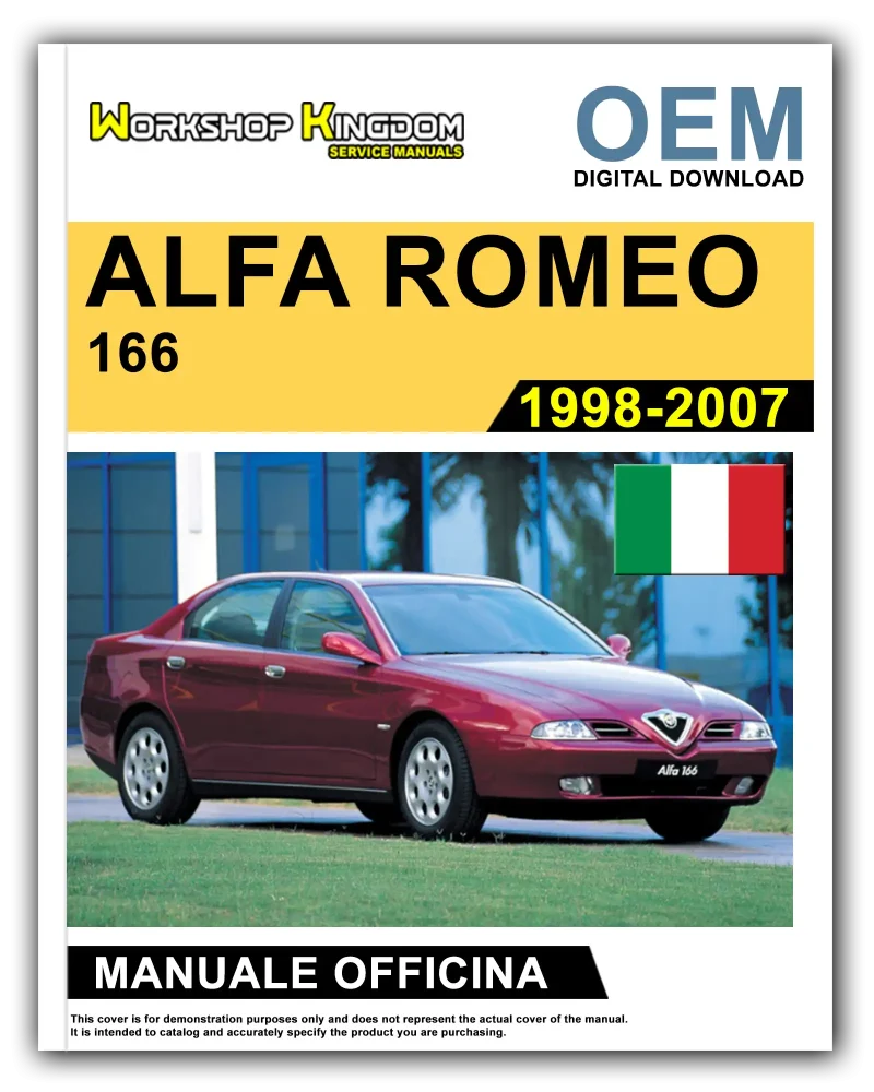ALFA ROMEO 166 Manuale Officina