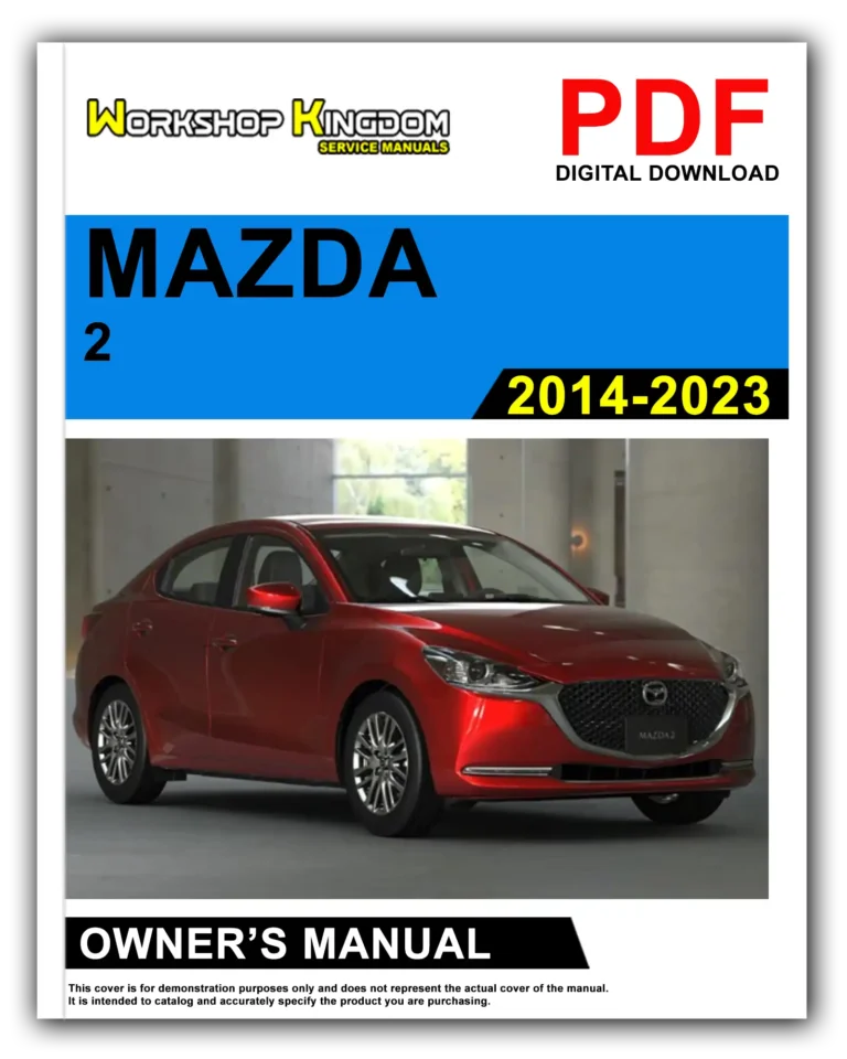 MAZDA 2 (2014-2023) Owner’s Manual – English – PDF Download