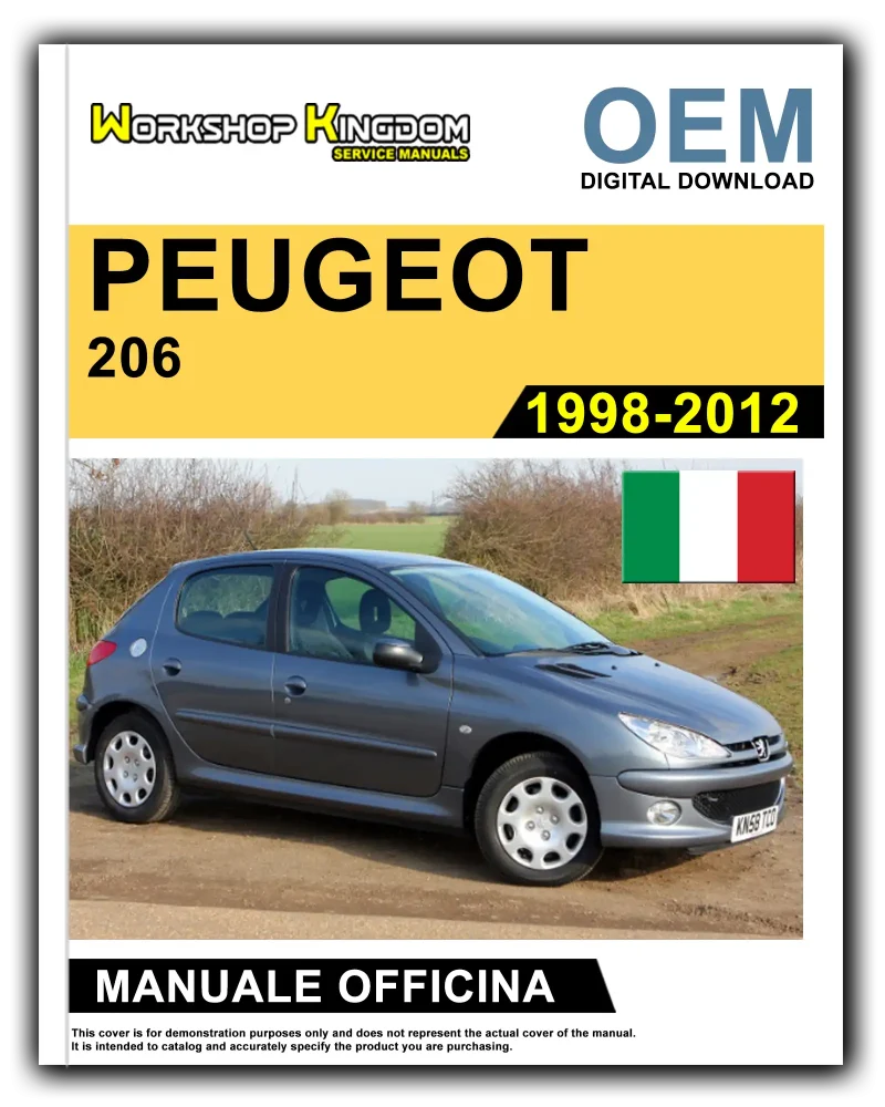 PEUGEOT 206 Manuale Officina