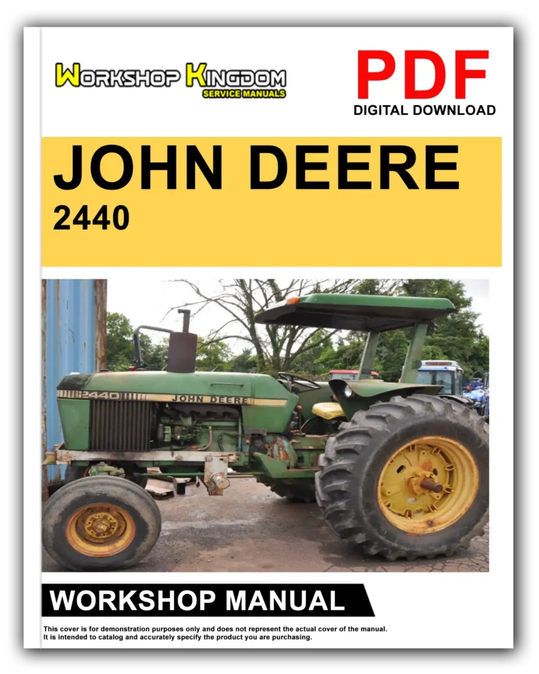 JOHN DEERE 2440 2640 Workshop Repair Service Manual – English – PDF Download