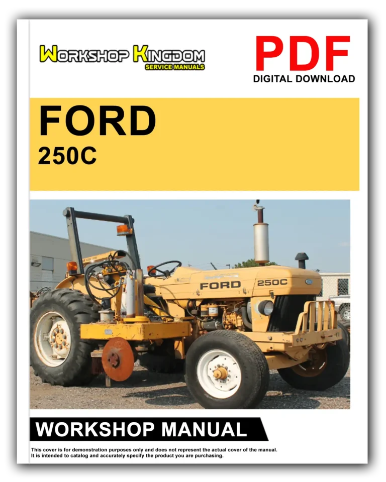 FORD 250C 260C 345D 445D 545D Workshop Repair Service Manual – English – PDF Download