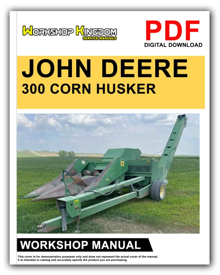 JOHN DEERE 300 Workshop Repair Service Manual – English – PDF Download