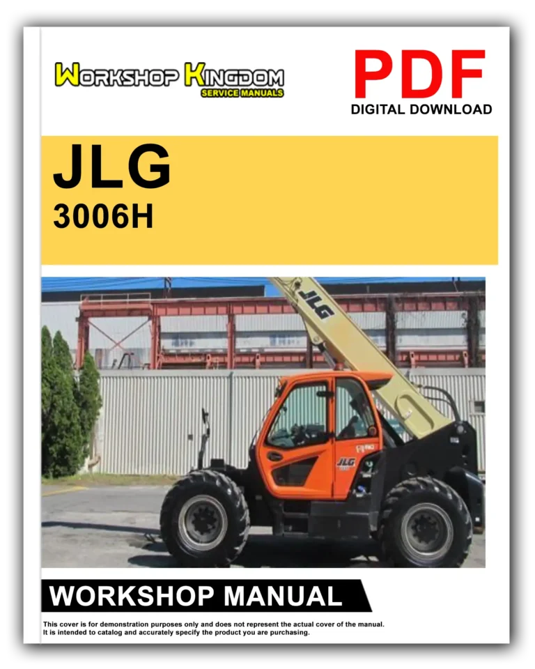 JLG 3006H, 3507PS, 4008PS, 3510PS, 30.6, 35.7, 40.8, 35.10 Workshop Repair Service Manual – English – PDF Download