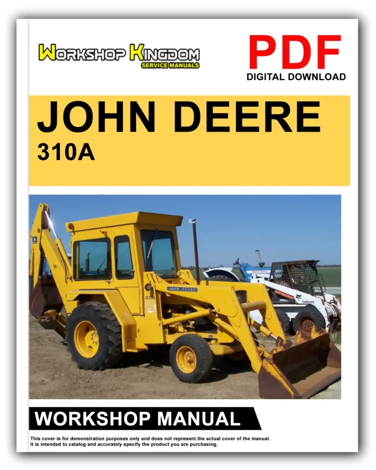 JOHN DEERE 310A 310B Workshop Repair Service Manual – English – PDF Download