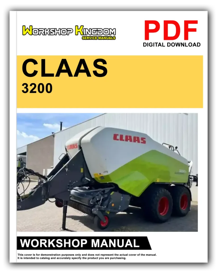 CLAAS QUADRANT 3200 Workshop Repair Service Manual – English – PDF Download