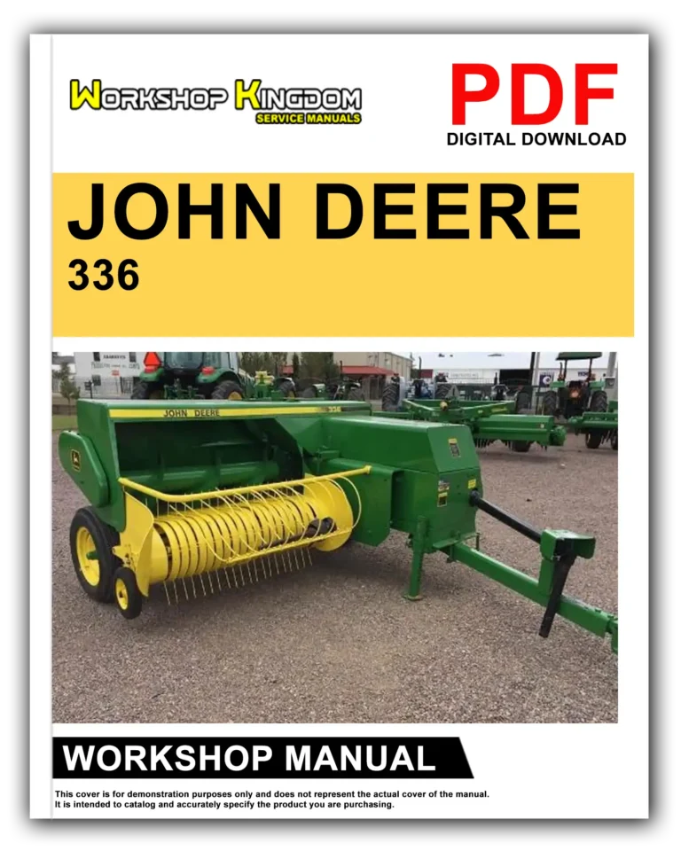JOHN DEERE 336 346 466 Workshop Repair Service Manual – English – PDF Download