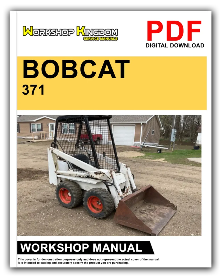 BOBCAT 371 Workshop Repair Service Manual – English – PDF Download
