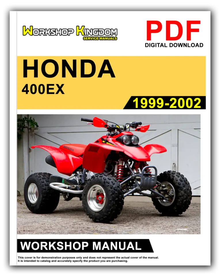 HONDA 400EX (1999-2002) Workshop Repair Service Manual – English – PDF Download