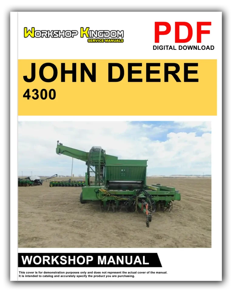 JOHN DEERE 4300 Workshop Repair Service Manual – English – PDF Download