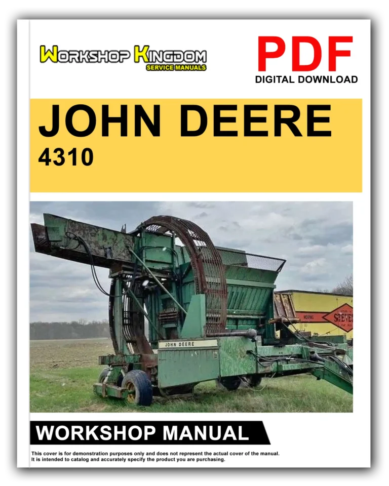 JOHN DEERE 4310 4310A Workshop Repair Service Manual – English – PDF Download