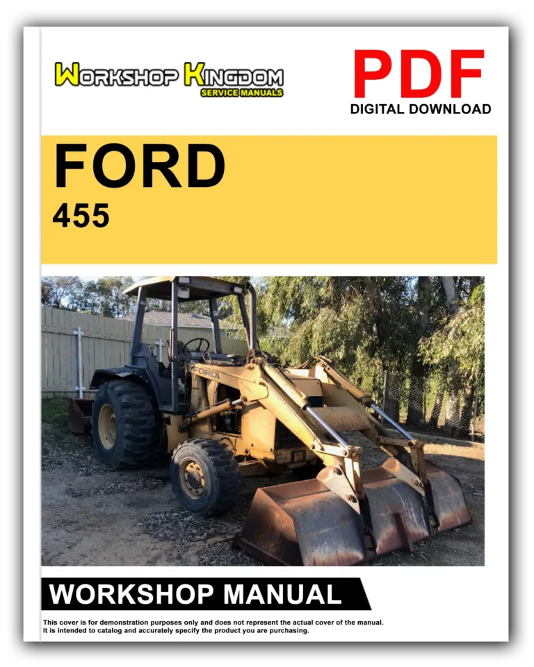 FORD 455 Workshop Repair Service Manual – English – PDF Download