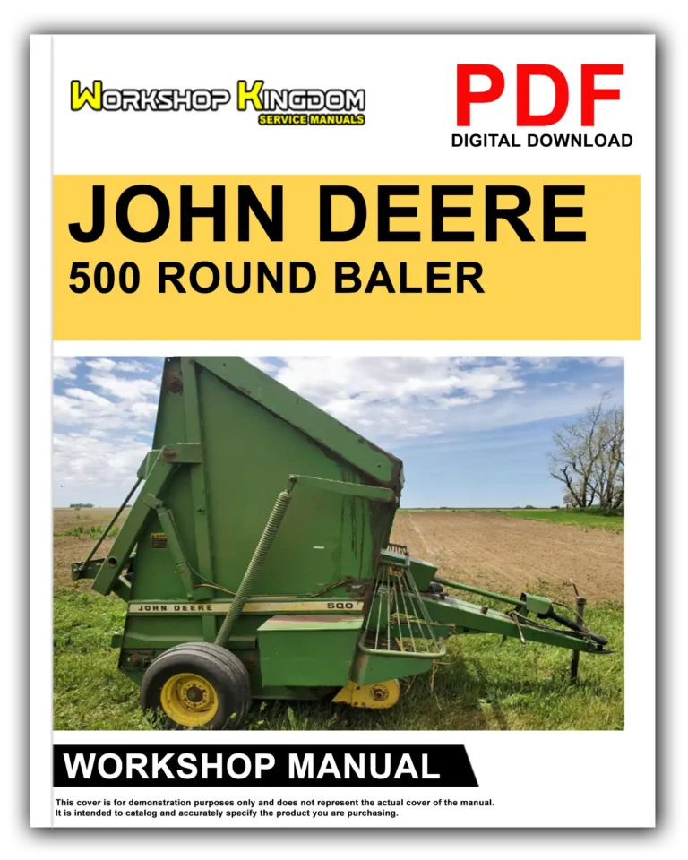 JOHN DEERE 500 Workshop Repair Service Manual – English – PDF Download