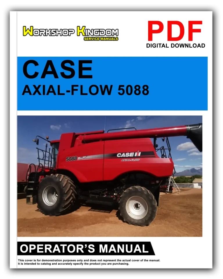 CASE AXIAL-FLOW 5088 6088 7088 Operator’s Manual – English – PDF Download