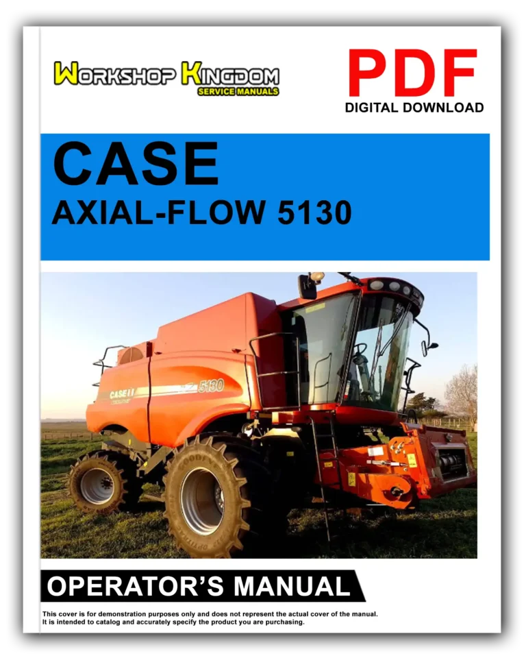 CASE AXIAL-FLOW 5130 6130 7130 Operator’s Manual – English – PDF Download