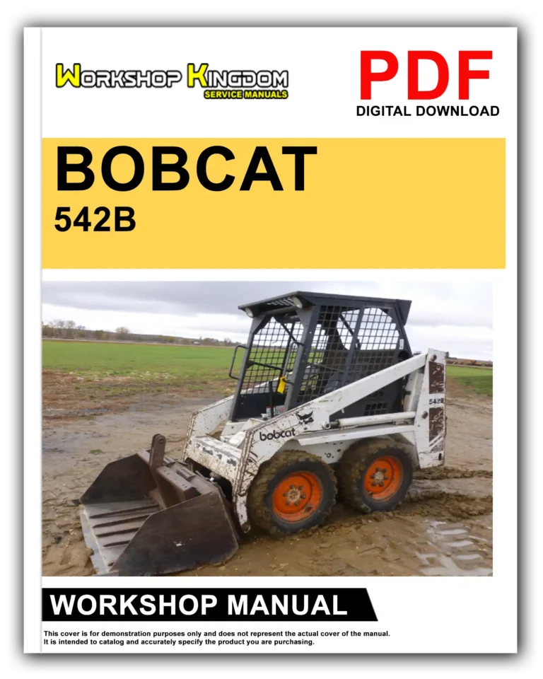 BOBCAT 542B Workshop Repair Service Manual – English – PDF Download