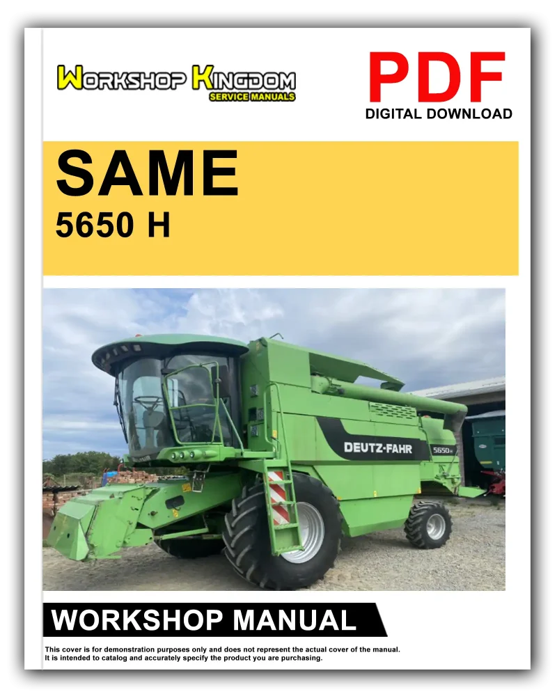 DEUTZ-FAHR 5650 H 5660 HTS 5670 H HTS Workshop Manual