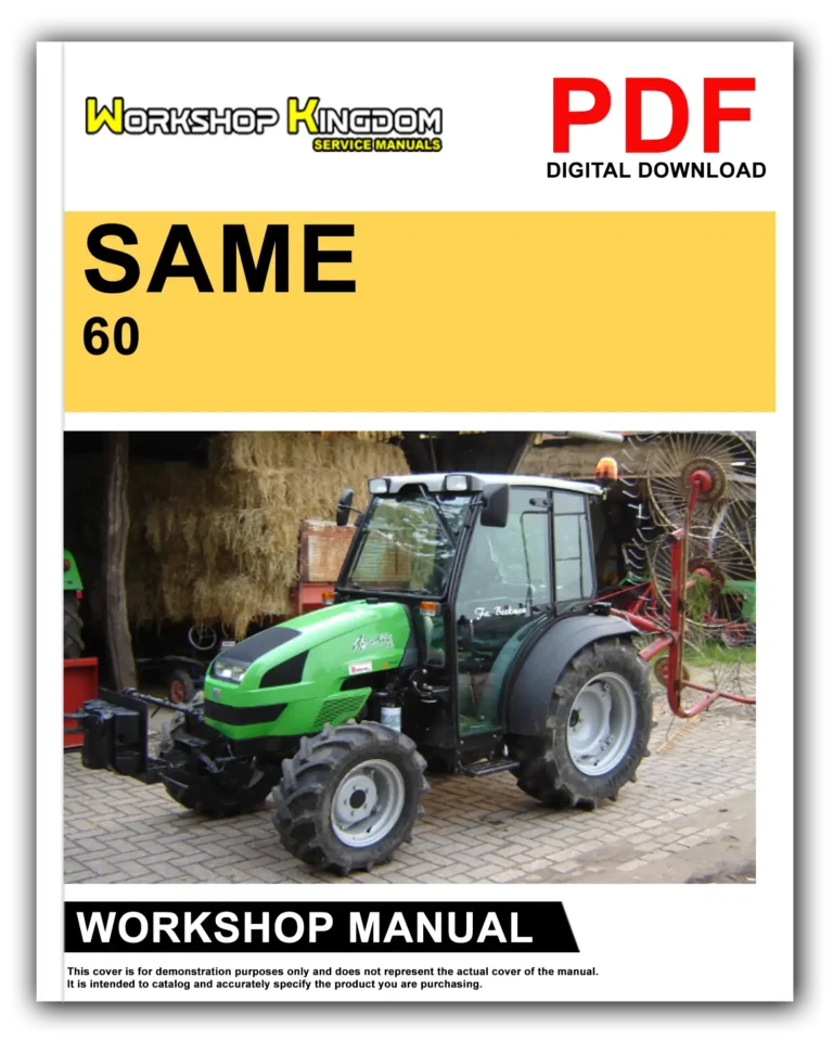 DEUTZ-FAHR AGROKID 60 40 50 Workshop Repair Service Manual – English – PDF Download