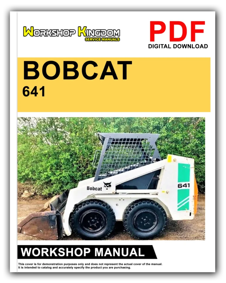 BOBCAT 641 642 643 Workshop Repair Service Manual – English – PDF Download