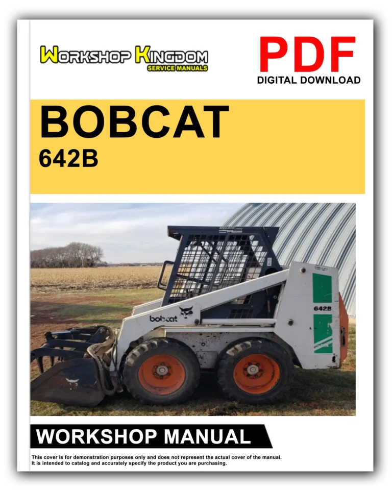 BOBCAT 642B Workshop Repair Service Manual – English – PDF Download