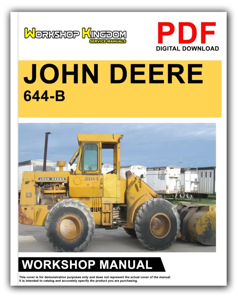 JOHN DEERE 644-B Workshop Repair Service Manual – English – PDF Download