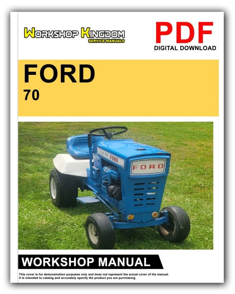 FORD 70 75 Workshop Repair Service Manual – English – PDF Download
