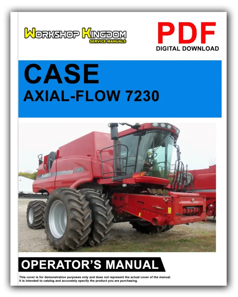 CASE AXIAL-FLOW 7230 8230 9230 Operator’s Manual – English – PDF Download