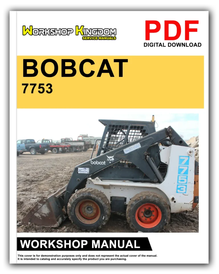 BOBCAT 7753 Workshop Repair Service Manual – English – PDF Download
