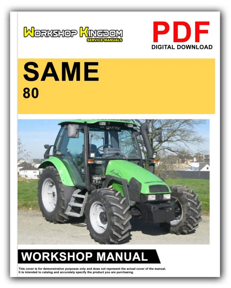 DEUTZ-FAHR AGROTRON 80 85 90 100 105 MK3 Workshop Repair Service Manual – English – PDF Download