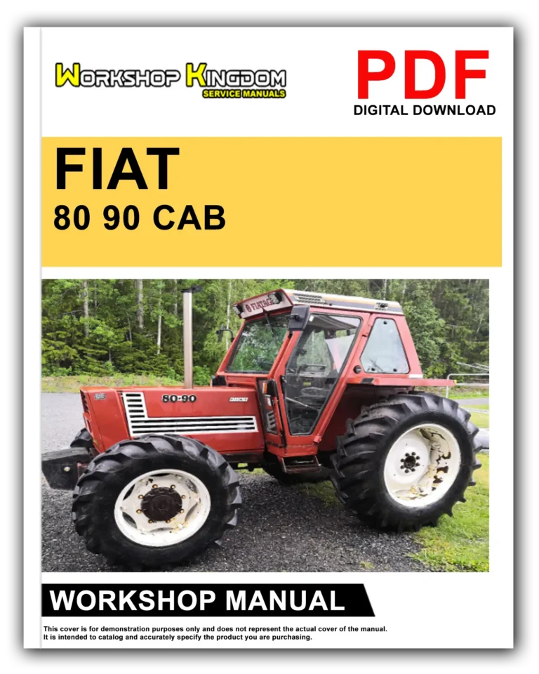 FIAT 80 90 CAB Workshop Repair Service Manual – English – PDF Download