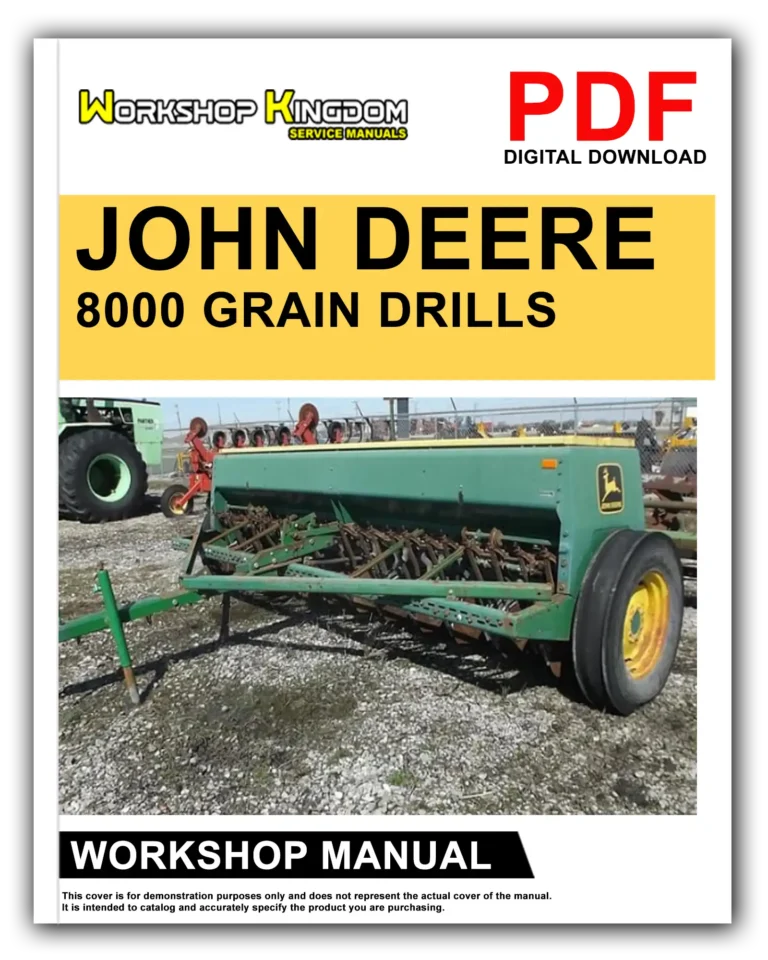 JOHN DEERE 8000 Workshop Repair Service Manual – English – PDF Download