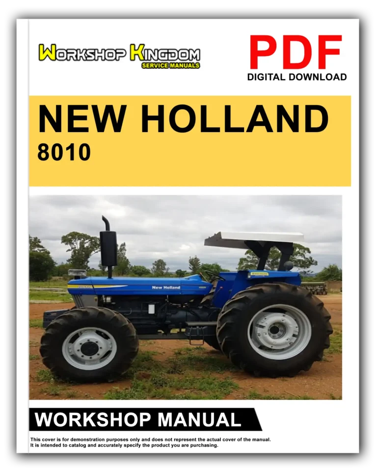 NEW HOLLAND 8010 9010 Workshop Repair Service Manual – English – PDF Download