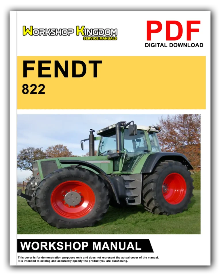 FENDT 822 824 826 828 Workshop Repair Service Manual – English – PDF Download